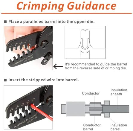 Guidence of Open Barrel Crimping Tools