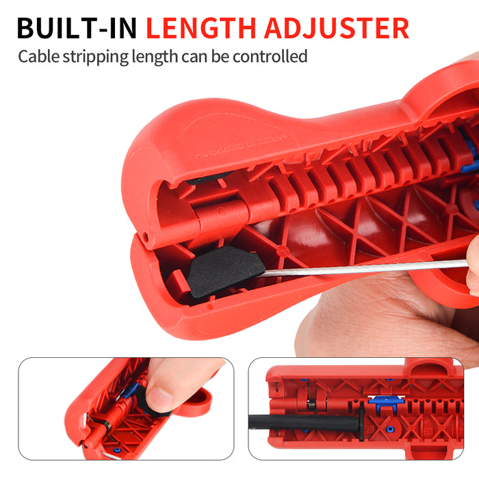 IWE-13 Round Cable Stripper for Round and Moisture-proof Cables working range 6-13 mm