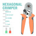 HSC8 6-6 Wire Ferrule Crimping Tool, Hexagonal Crimp Profile