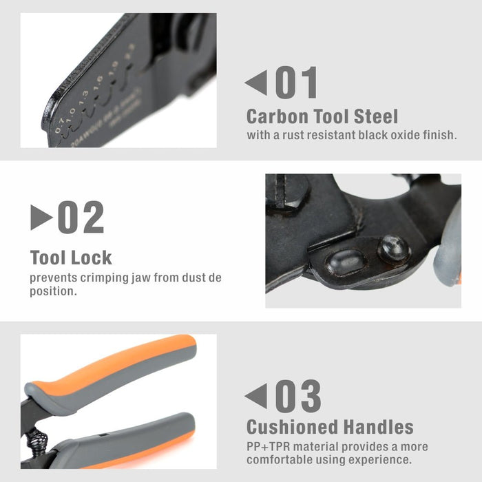 details of Open Barrel Crimping Tools