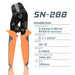 SN-28B Dupont Crimping Tool for 3.96mm, 2.54mm, 2.5mm Pitch Dupont, JST XH VH Connectors, AWG 18 to 28