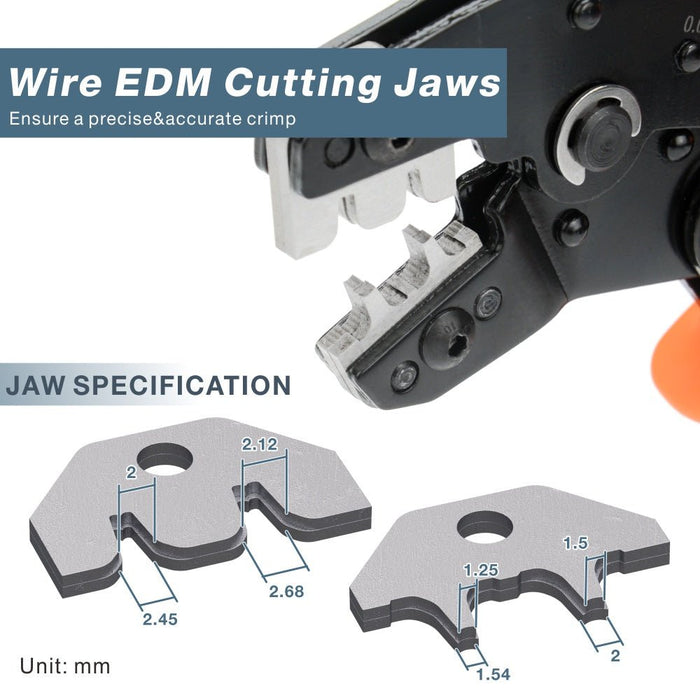 SN-01BM Ratchet Crimping Tool for 0.08-0.5mm² (28-20AWG)