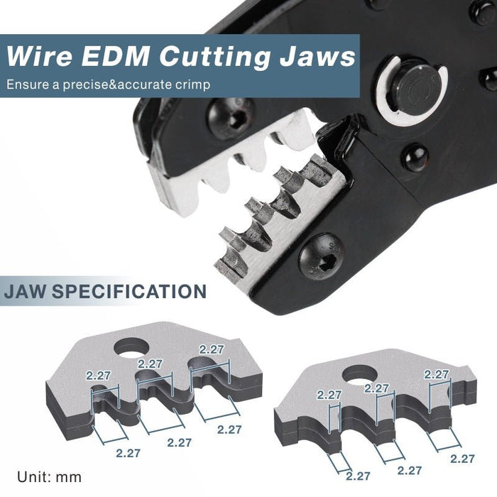 SN-025 Ratchet Crimper AWG28-18, 0.1-1.0mm2