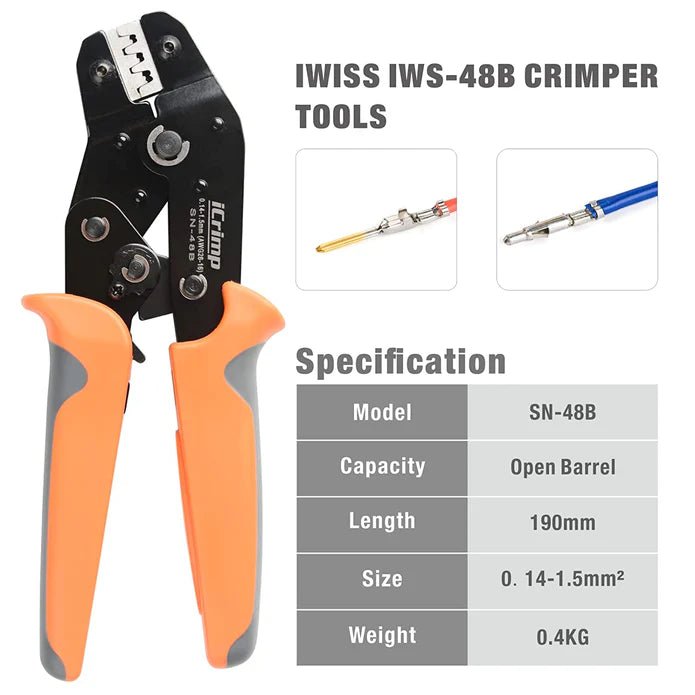 Specification of Pin Crimping Tools