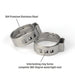 Interlocking ring forms of Hose clamp