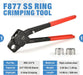 F877 Angle SS Ring Crimping Tool