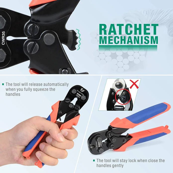 CWR35 Wire Rope Cutter RATCHETMECHANISM