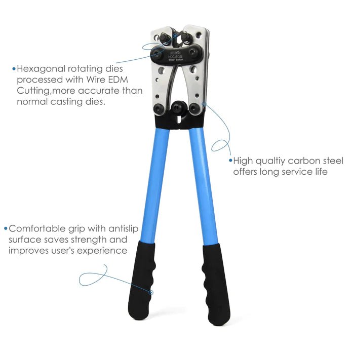 Characteristics of HX-50B Crimping Pliers 