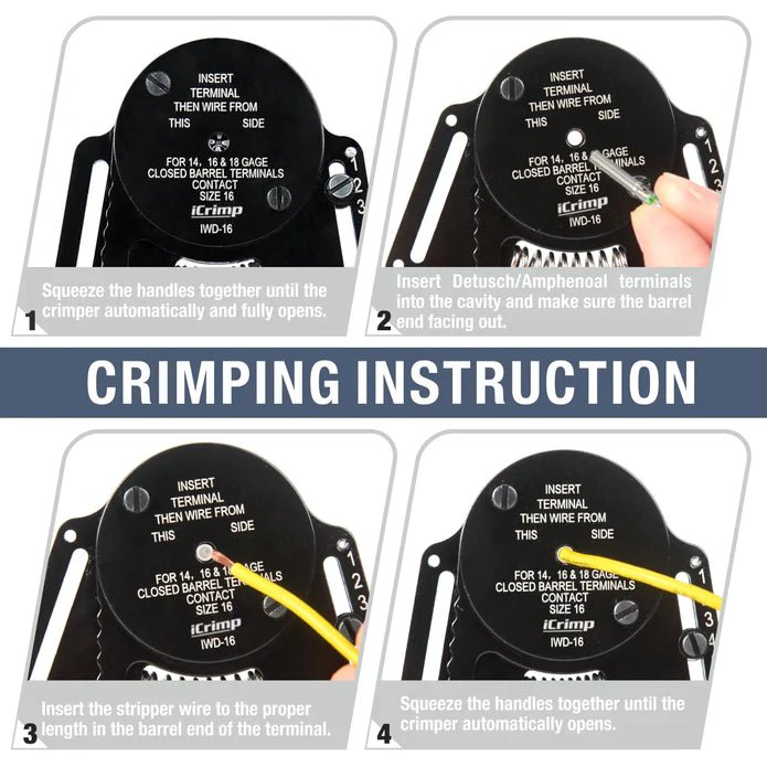 Operations guide of Closed Barrel Crimper