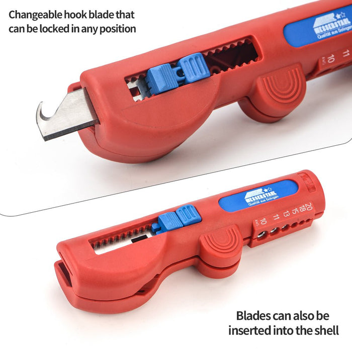 IWE-16 Quadro Multifunctional Stripper with Stripping and Skinning Range 20-10 AWG (0,5 - 6,0 mm²)