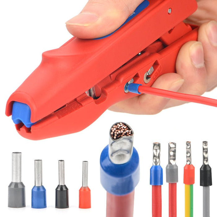 IWE-300 Multifunctional Insulated Stripper Stripping and Crimping with one tool  Stripping from 20-10 AWG (0.5 to 6.0 mm²)