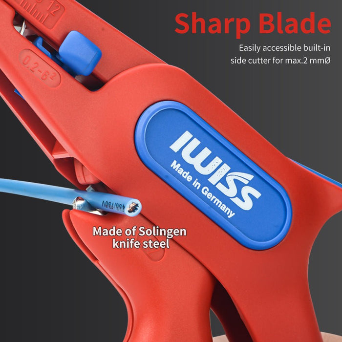 IWE-5 Wire Stripping Pliers Adjustable 24-10 AWG (0.2-6.0 mm²)