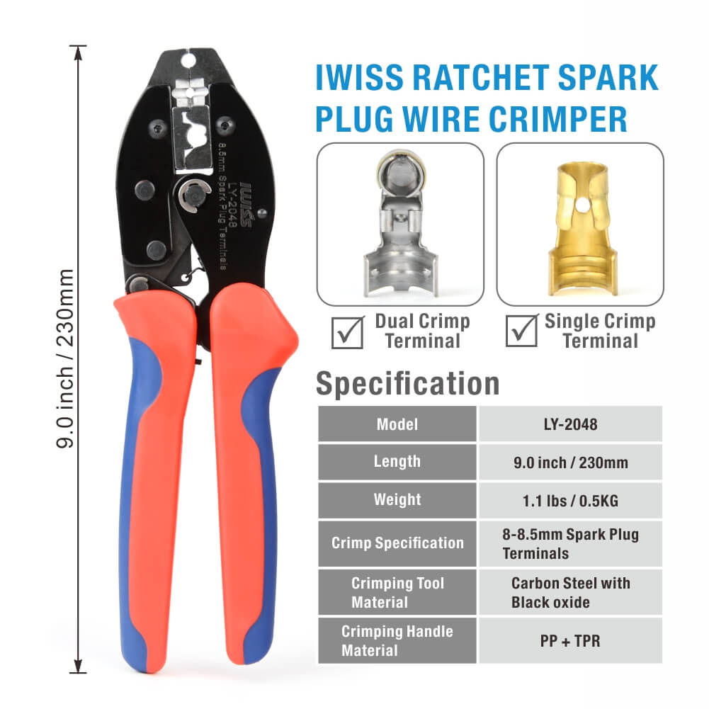 LS-2048 ratchet Spark plug wires cable