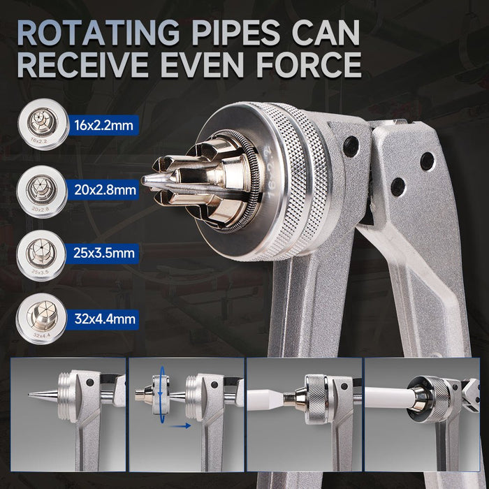 IWS-1232-4 Manual Pipe Press Sliding Tool For S3.2 S4 PEX/PAP Pipe