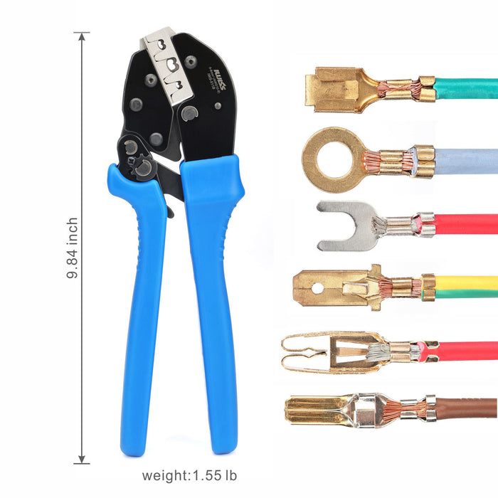 IWS-511B Dual Step Medium Duty Open Barrel Terminal Crimper