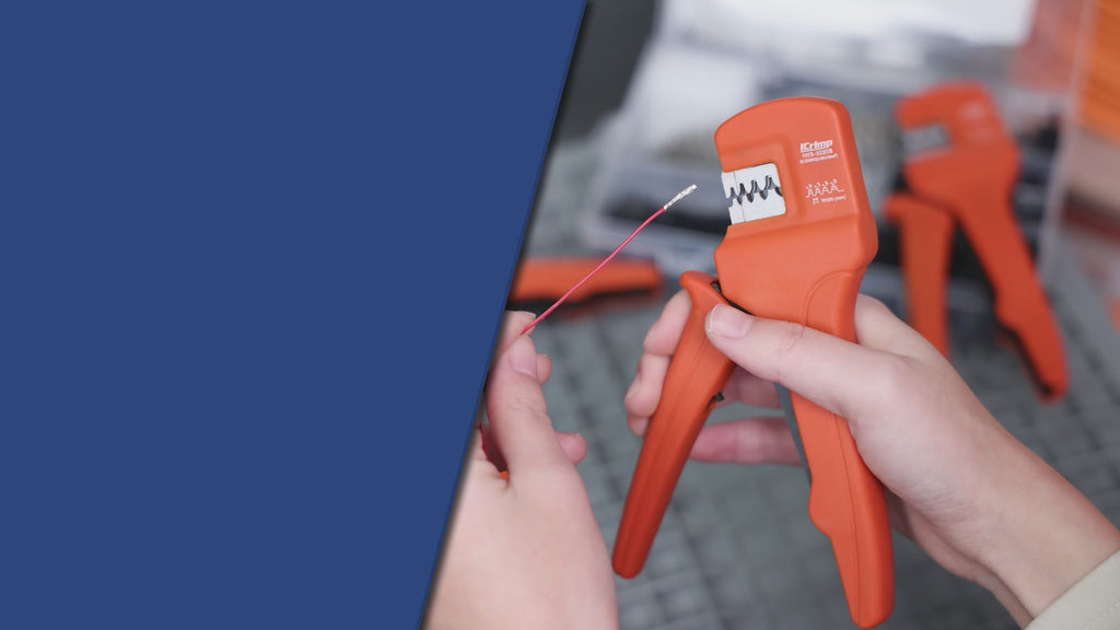 IWS-3220S Micro Pin Connector Crimping Tool, AWG 32-20, Ratchet Crimper for JST XH, PH, SH, Molex KK, D-sub Terminals Hand Crimping Pliers iCrimp