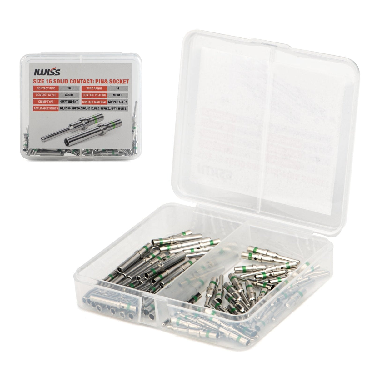 IWS-519KIT Deutsch DT Connector Kit in 2,3,4,6,8,12 Pin Way, Deutsch S —  IWISS TOOLS